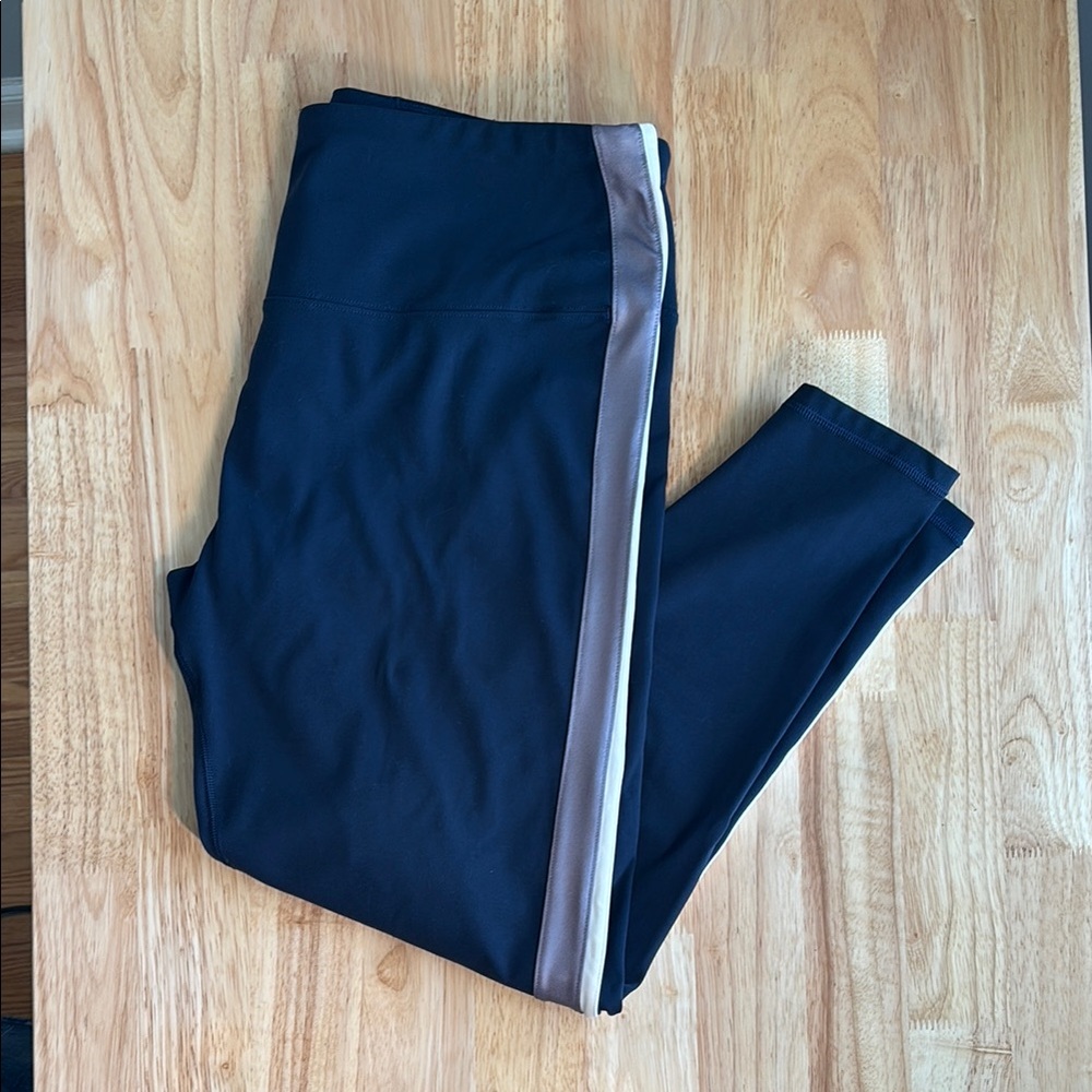 Calia Leggings with left leg side stripes